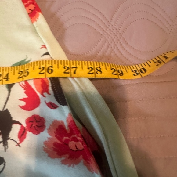 Mint green LulaRoe Jesse Floral Print Dress - Picture 5 of 5